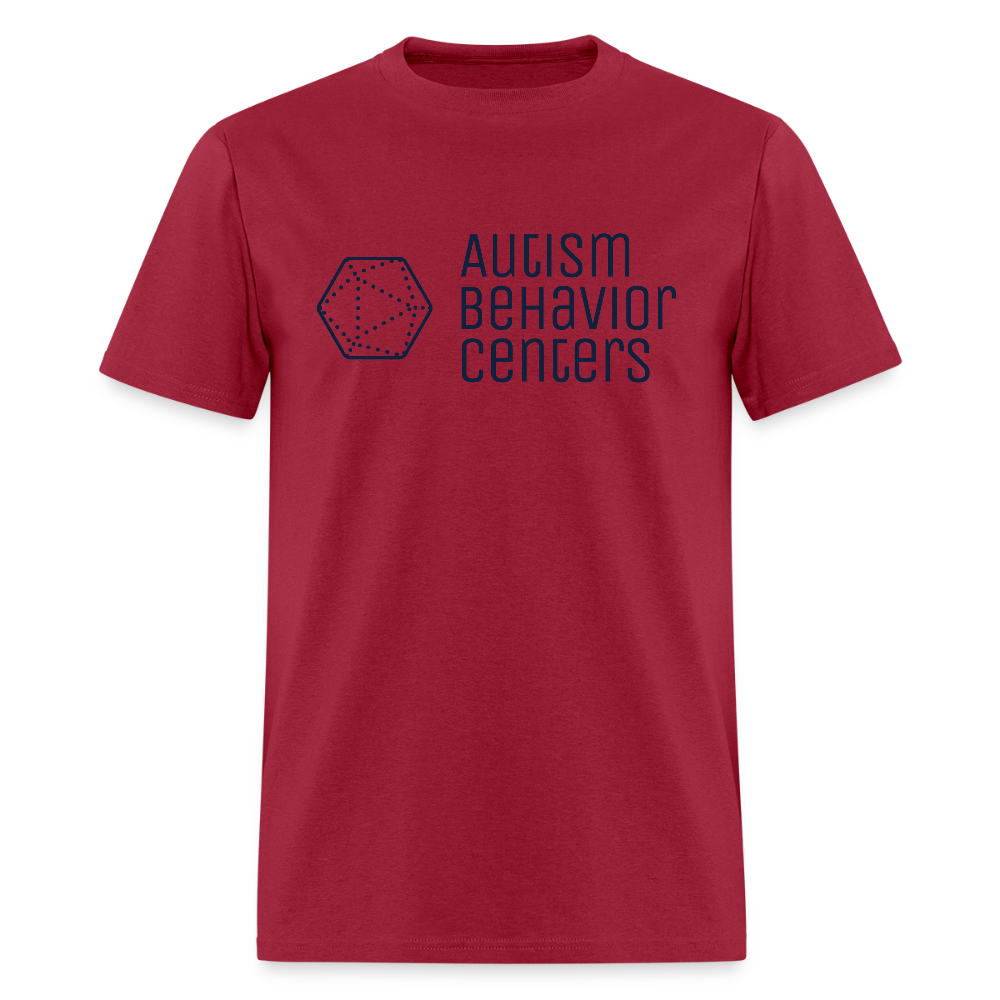 Unisex Classic T-Shirt- large design/dark font - dark red