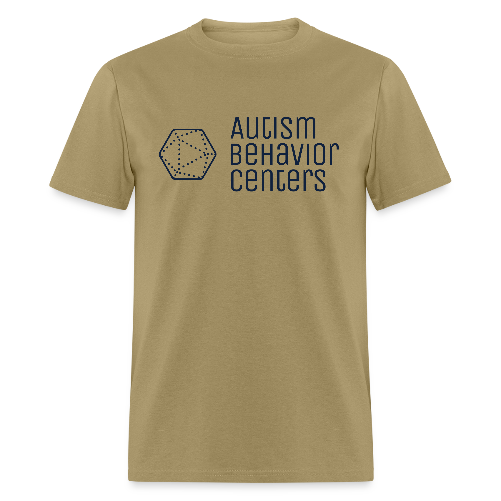 Unisex Classic T-Shirt- large design/dark font - khaki