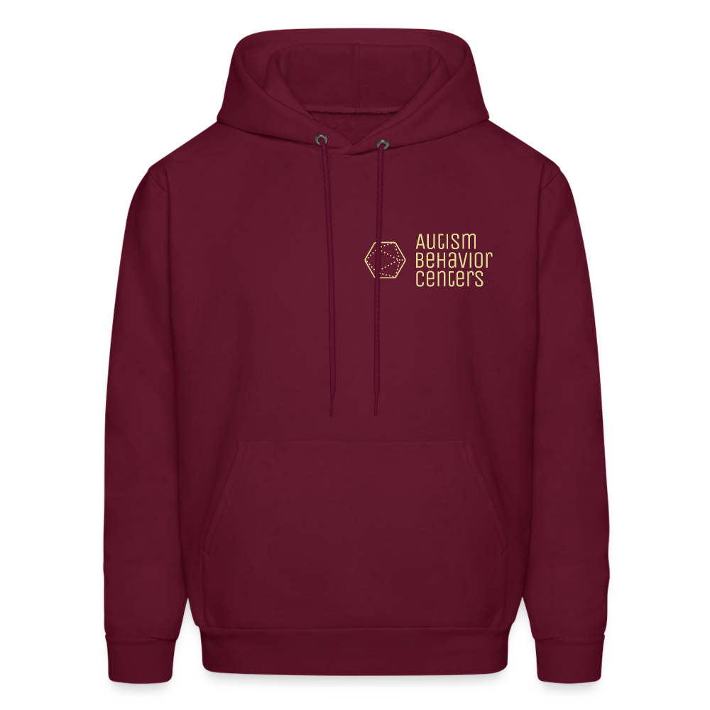 ABC Hoodie Small Logo Light - burgundy