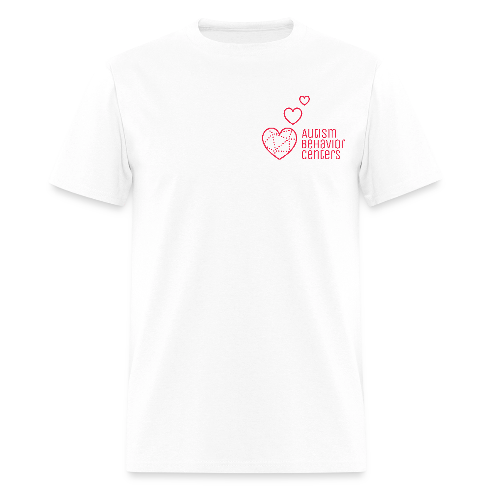 ABC Valentine's Shirt Red Print - white