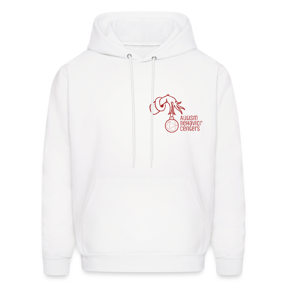 Holiday Men's Hoodie-RED - white