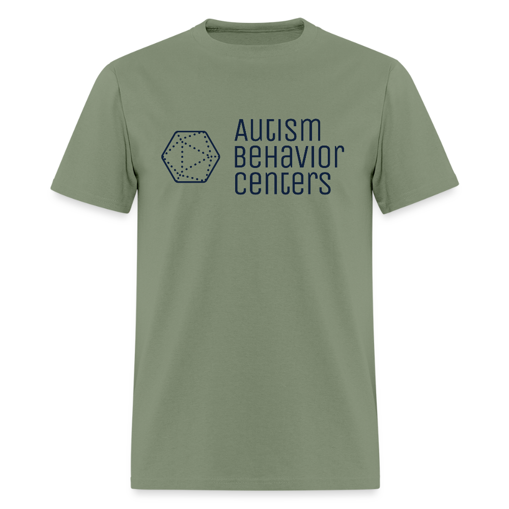 Unisex Classic T-Shirt- large design/dark font - military green
