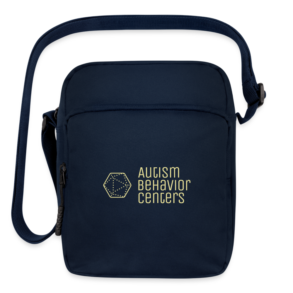 Upright Crossbody Bag ABC - navy