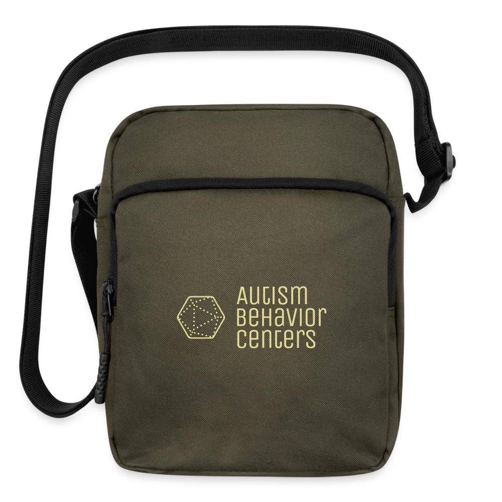 Upright Crossbody Bag ABC - olive
