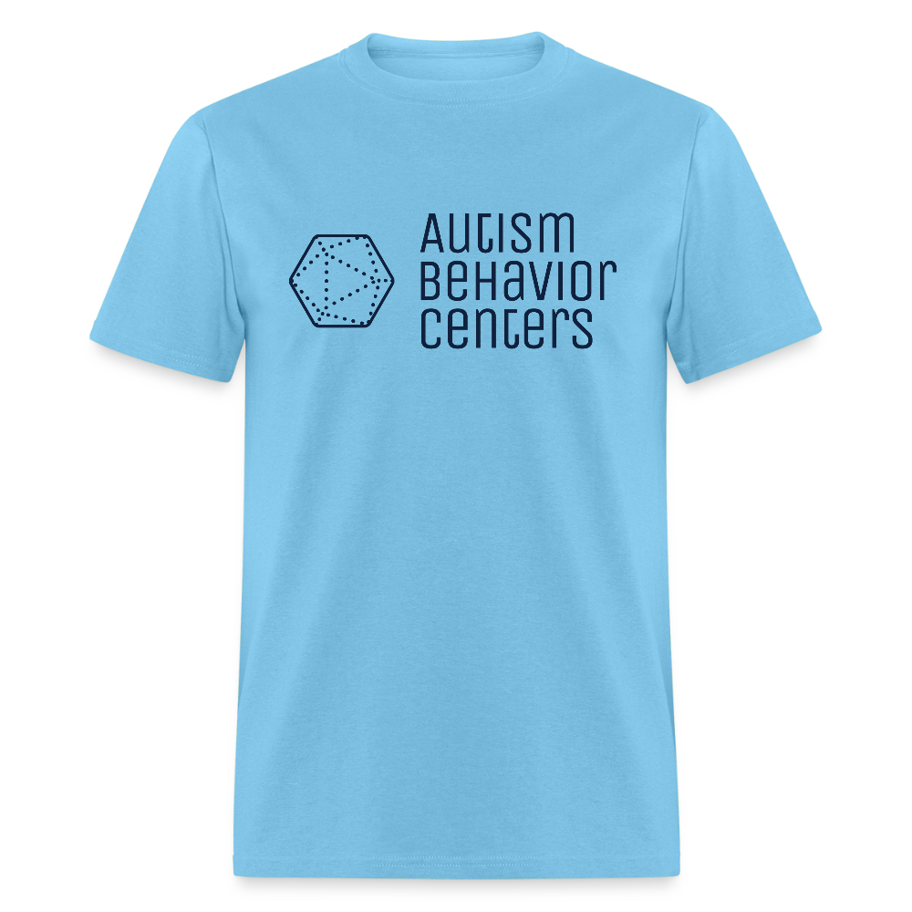 Unisex Classic T-Shirt- large design/dark font - aquatic blue
