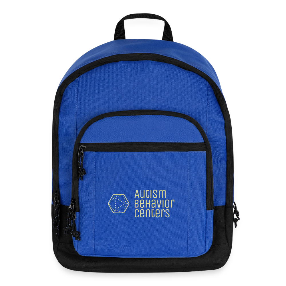 ABC Backpack Light Font - royal blue