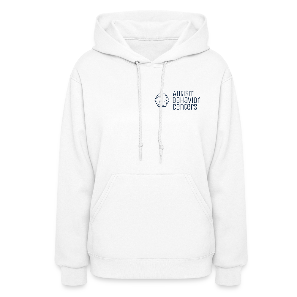 Women's Hoodie Dark Print - white