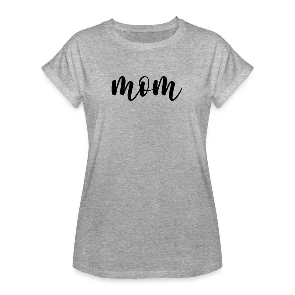 Women's Relaxed Fit T-Shirt - Mom - heather gray