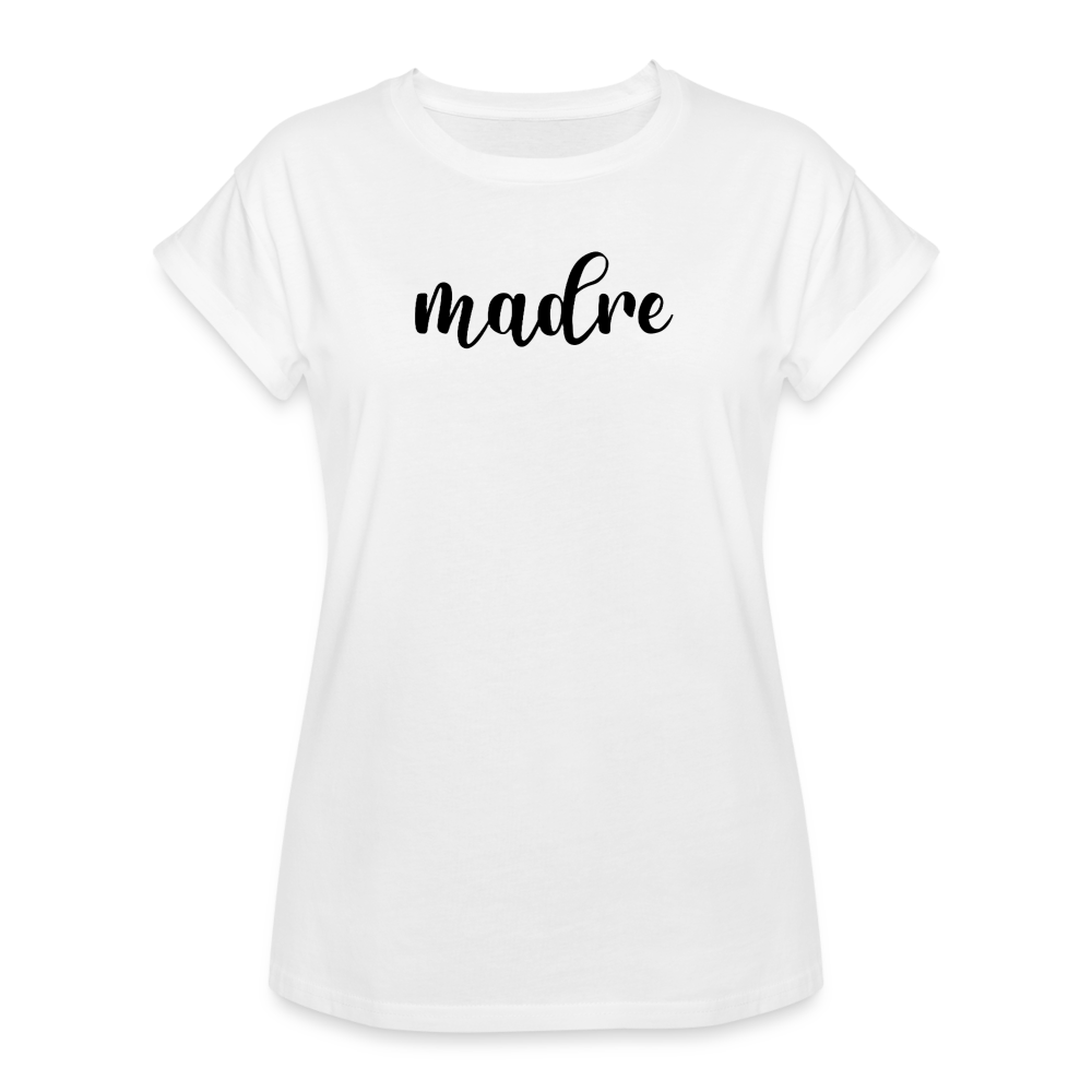 Women's Relaxed Fit T-Shirt- MADRE - white