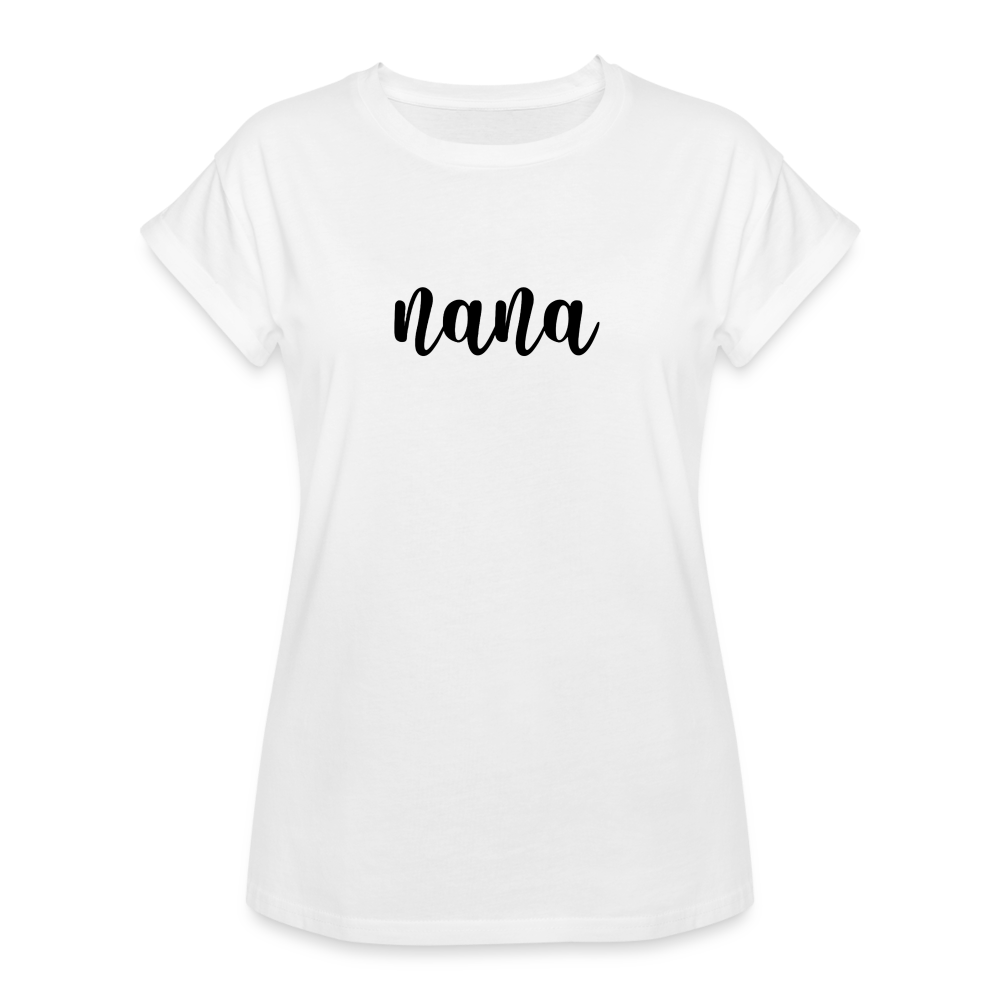 Women's Relaxed Fit T-Shirt -NANA - white
