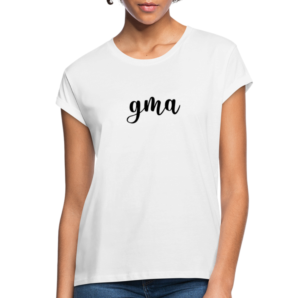 Women's Relaxed Fit T-Shirt -GMA - white