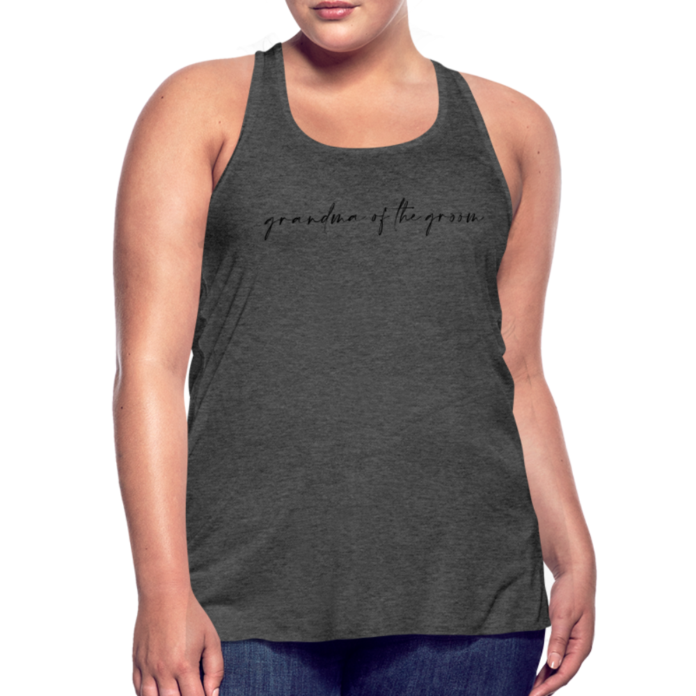 Women's Flowy Tank Top by Bella-AC- GRANDMA OF THE GROOM - deep heather