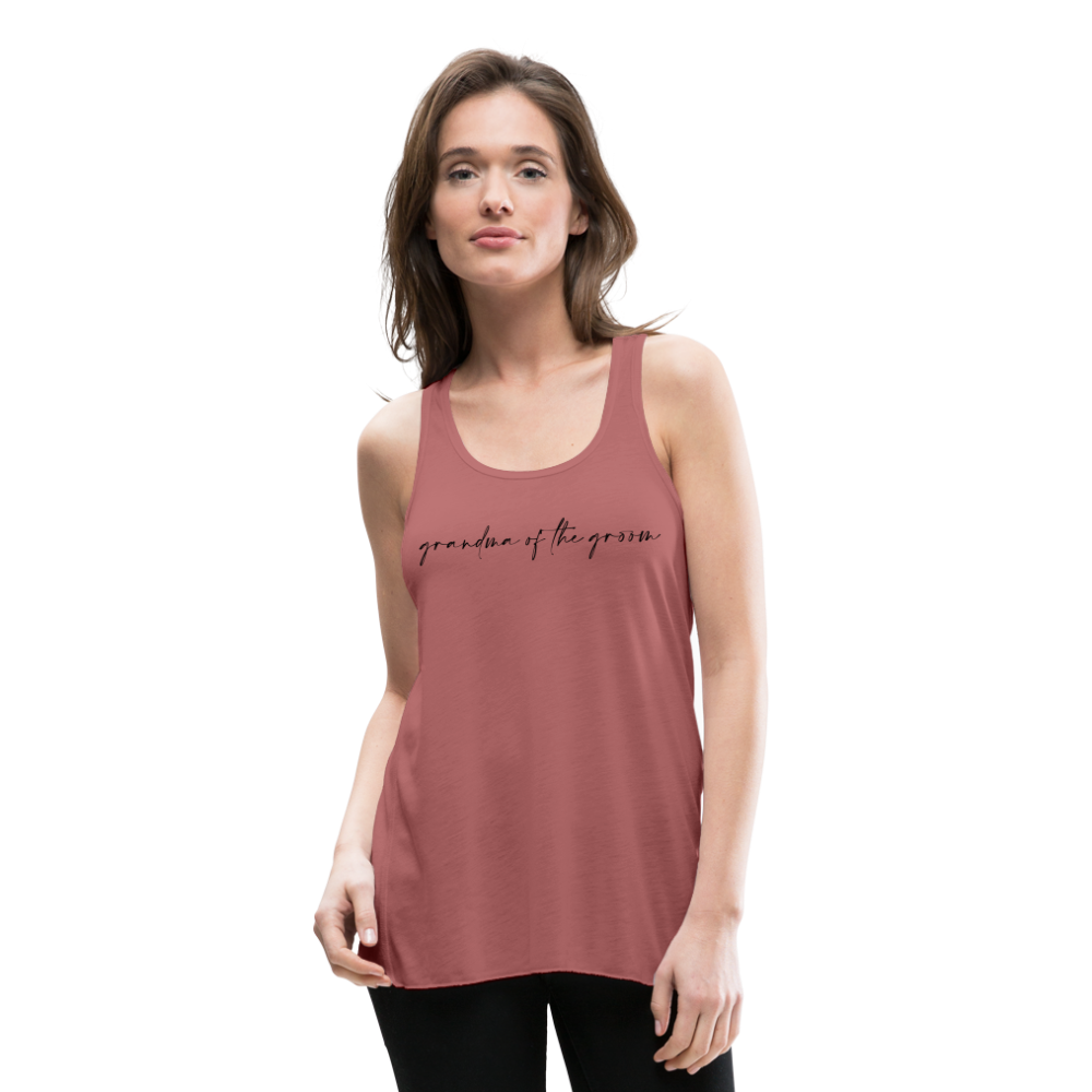 Women's Flowy Tank Top by Bella-AC- GRANDMA OF THE GROOM - mauve