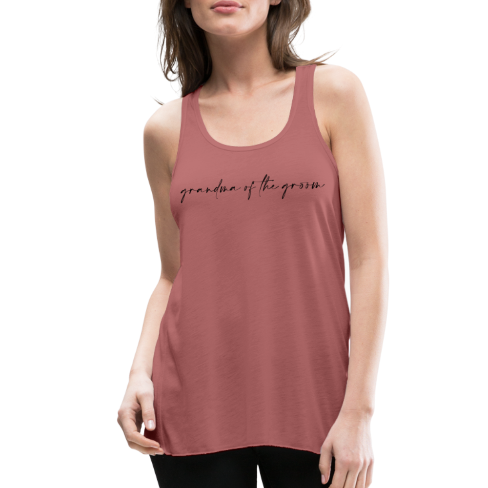 Women's Flowy Tank Top by Bella-AC- GRANDMA OF THE GROOM - mauve