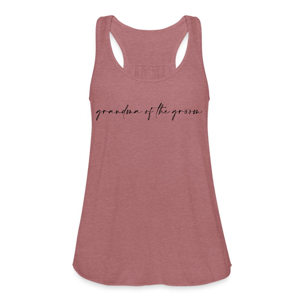 Women's Flowy Tank Top by Bella-AC- GRANDMA OF THE GROOM - mauve