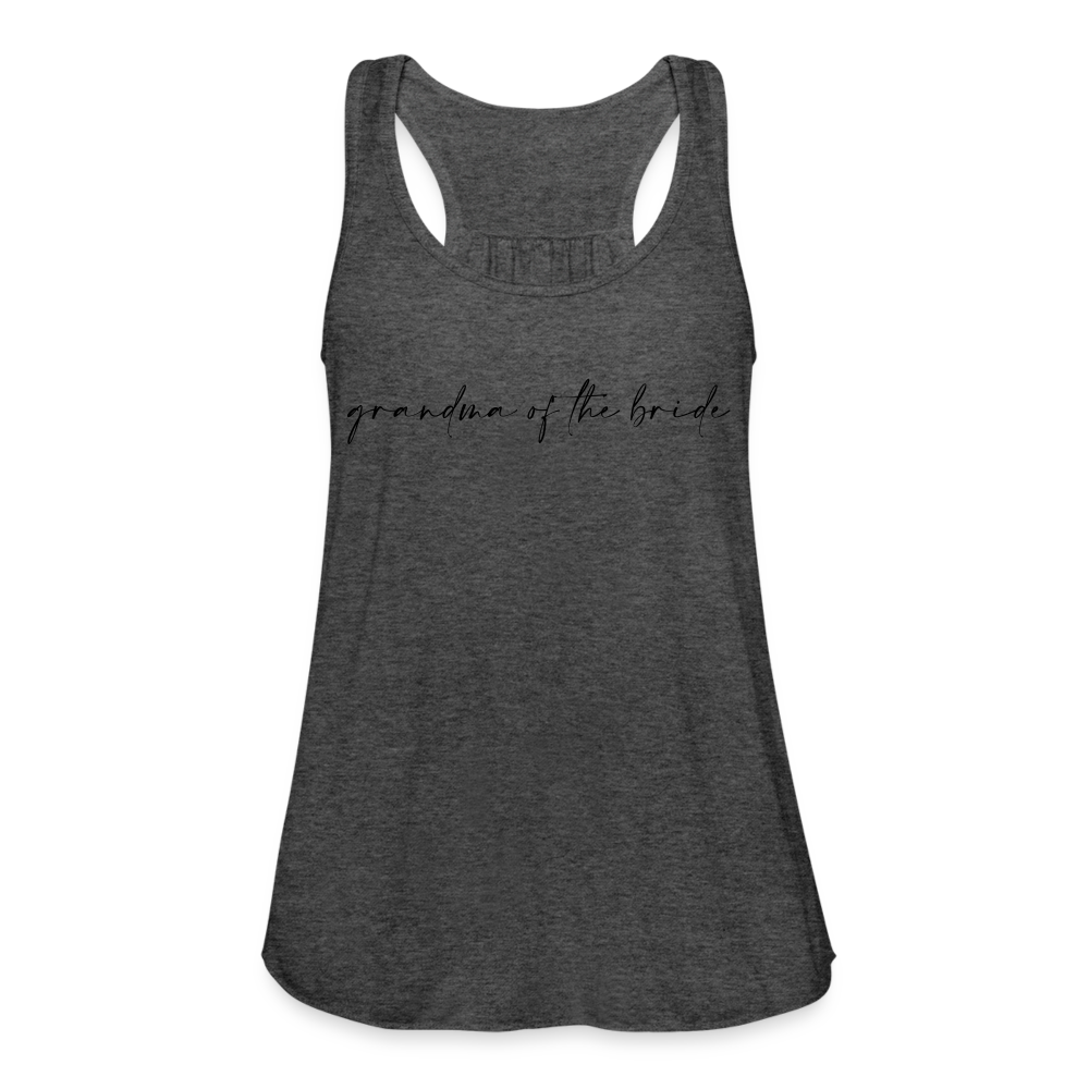 Women's Flowy Tank Top by Bella-AC _GRANDMA OF THE BRIDE - deep heather