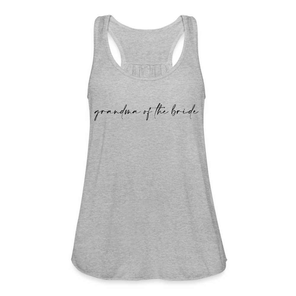 Women's Flowy Tank Top by Bella-AC _GRANDMA OF THE BRIDE - heather gray
