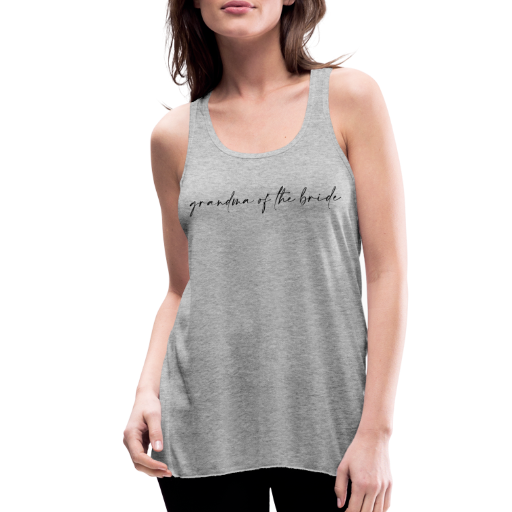 Women's Flowy Tank Top by Bella-AC _GRANDMA OF THE BRIDE - heather gray