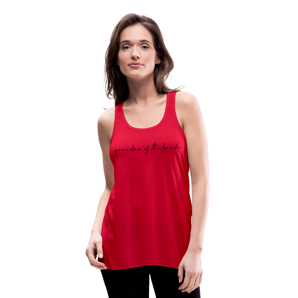 Women's Flowy Tank Top by Bella-AC _GRANDMA OF THE BRIDE - red