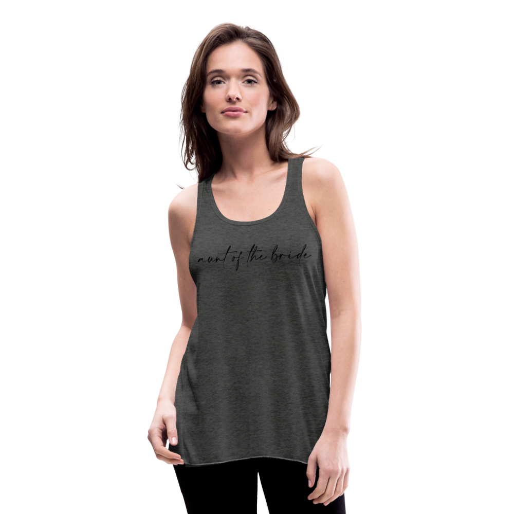 Women's Flowy Tank Top by Bella- AC -AUNT OF THE BRIDE - deep heather