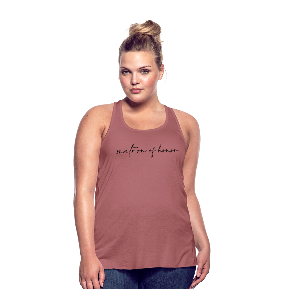 Women's Flowy Tank Top by Bella- AC_MATRON OF HONOR - mauve