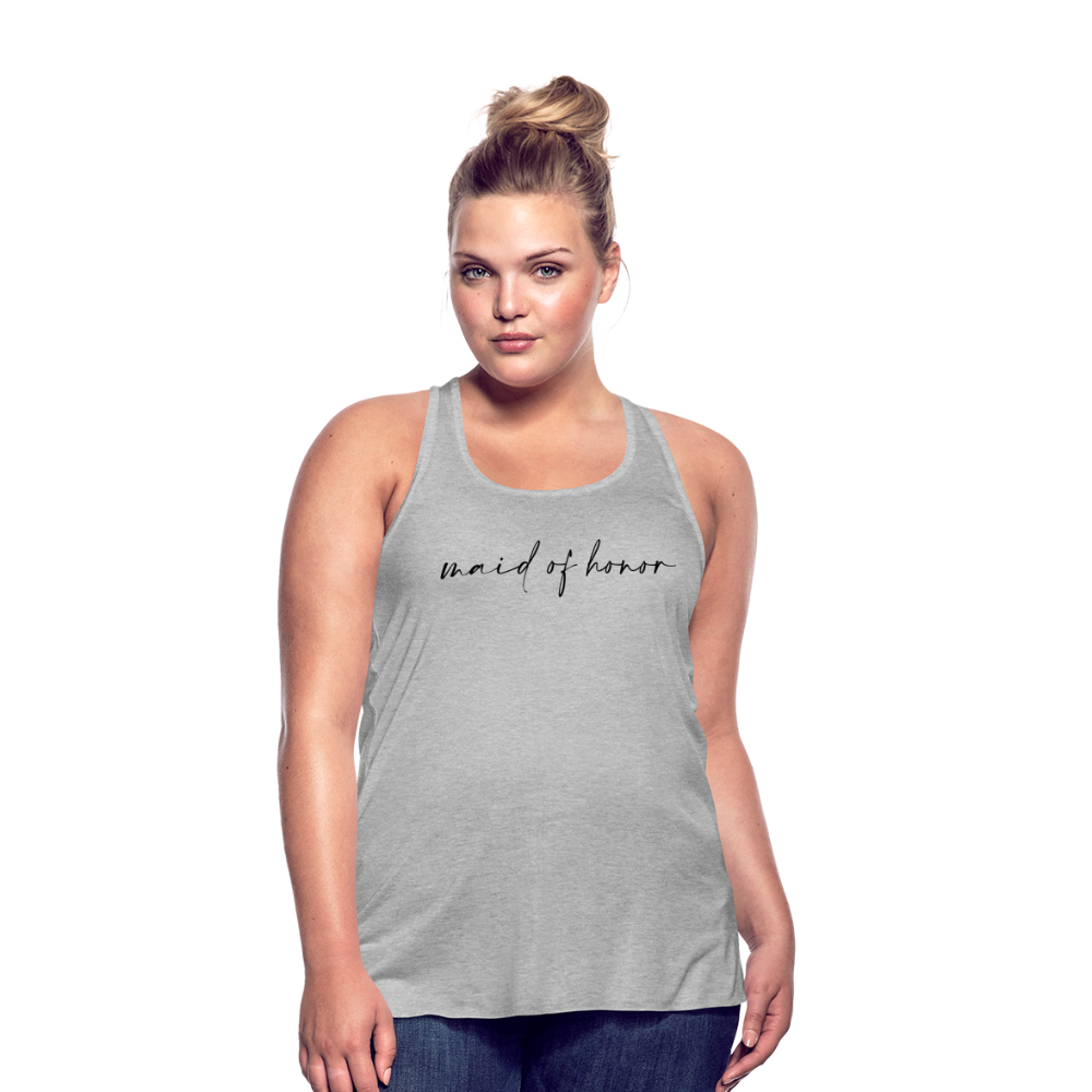 Women's Flowy Tank Top by Bella- AC_MAID OF HONOR - heather gray