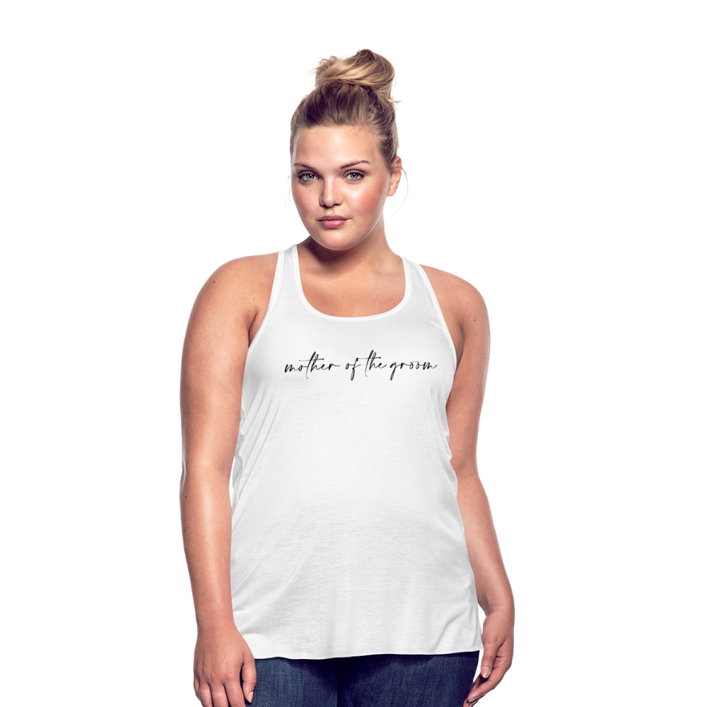 Women's Flowy Tank Top by Bella- AC_MOTHER OF THE GROOM - white