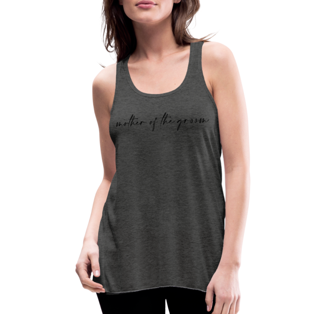 Women's Flowy Tank Top by Bella- AC_MOTHER OF THE GROOM - deep heather