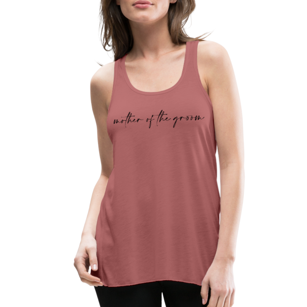 Women's Flowy Tank Top by Bella- AC_MOTHER OF THE GROOM - mauve
