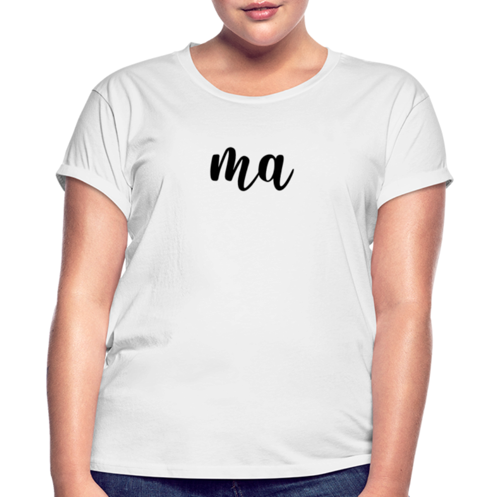 Women's Relaxed Fit T-Shirt - Ma - white