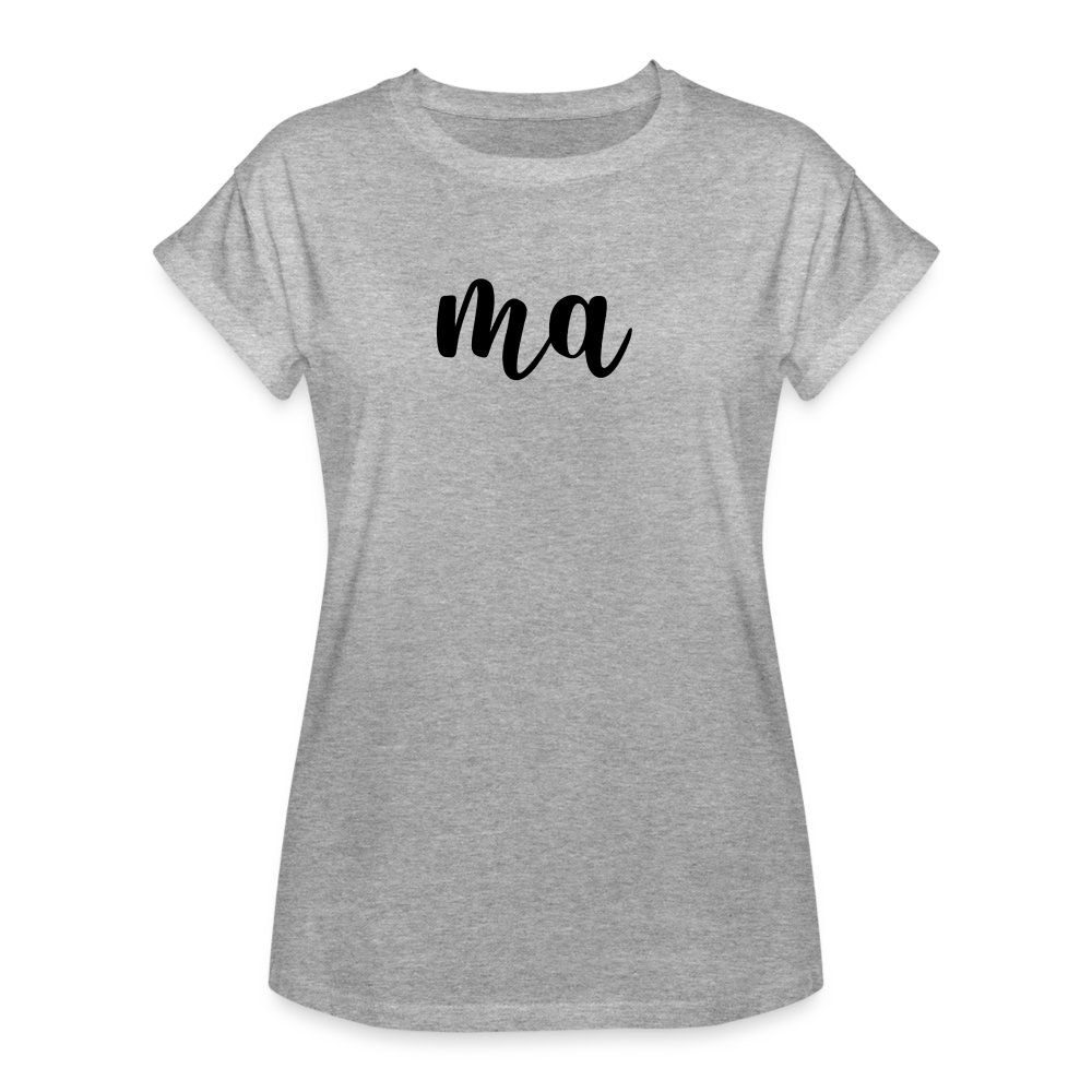 Women's Relaxed Fit T-Shirt - Ma - heather gray