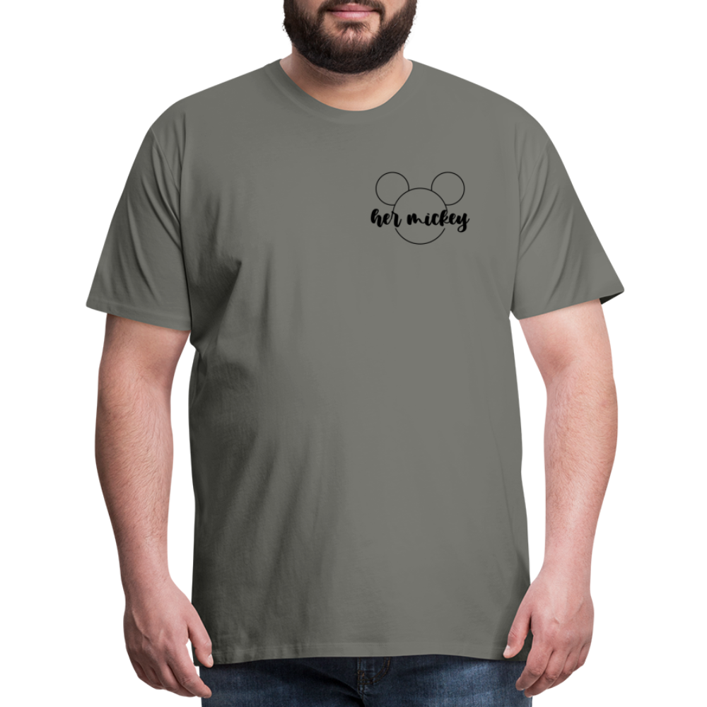 Men's Premium T-Shirt-DL_HER MICKEY - asphalt gray