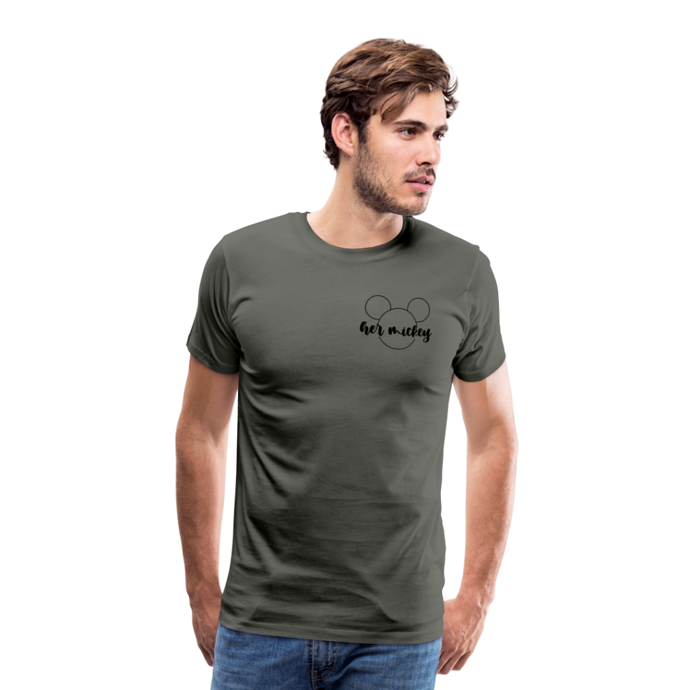 Men's Premium T-Shirt-DL_HER MICKEY - asphalt gray