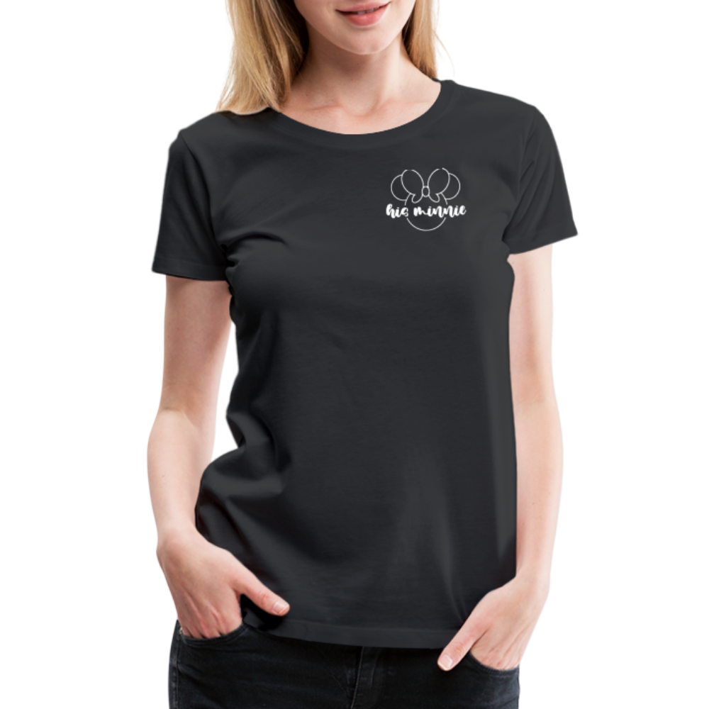 Women’s Premium T-Shirt-DL_HIS MINNIE WHITE - black
