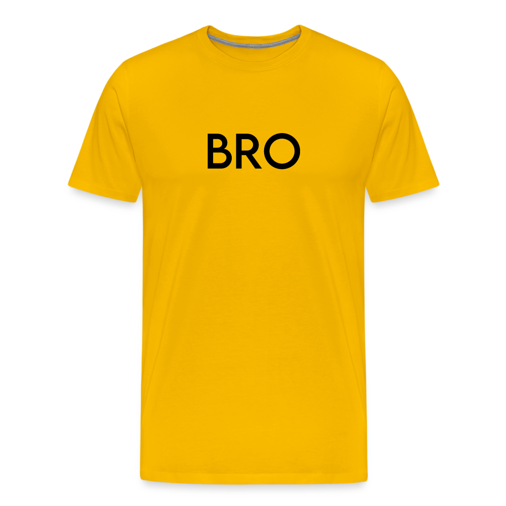 Men's Premium T-Shirt-LM_BRO - sun yellow