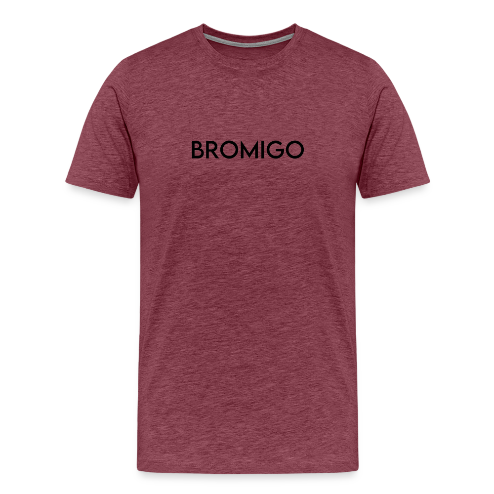 Men's Premium T-Shirt- LM- BROMIGO - heather burgundy