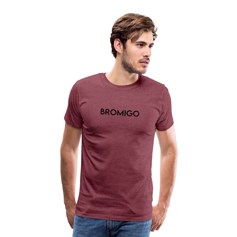 Men's Premium T-Shirt- LM- BROMIGO - heather burgundy