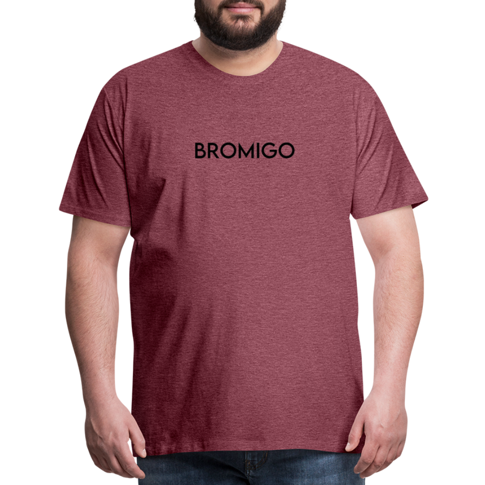 Men's Premium T-Shirt- LM- BROMIGO - heather burgundy