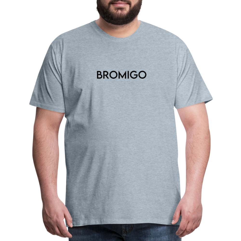 Men's Premium T-Shirt- LM- BROMIGO - heather ice blue