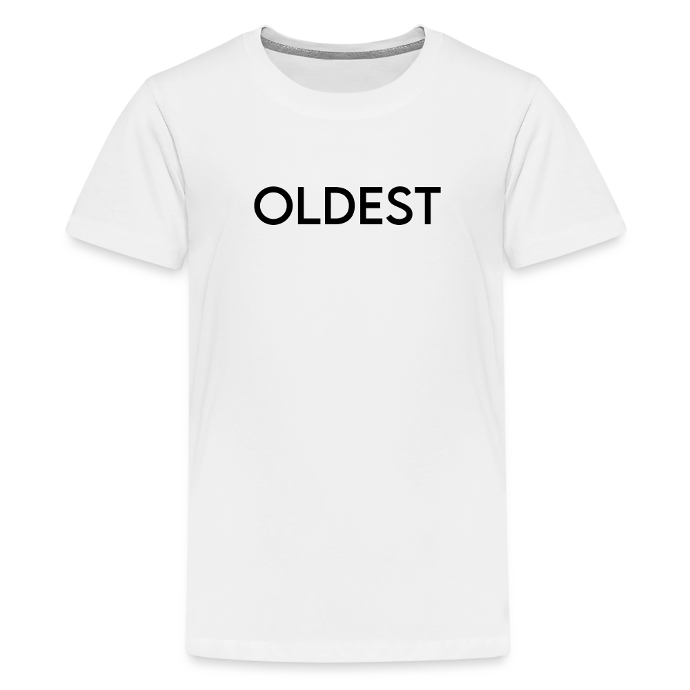 Kids' Premium T-Shirt BN OLDEST BLACK - white