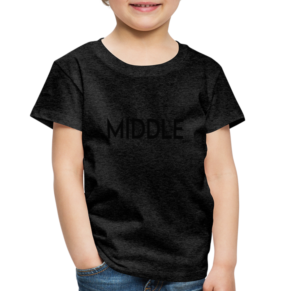 Toddler Premium T-Shirt BN MIDDLE BLACK - charcoal grey