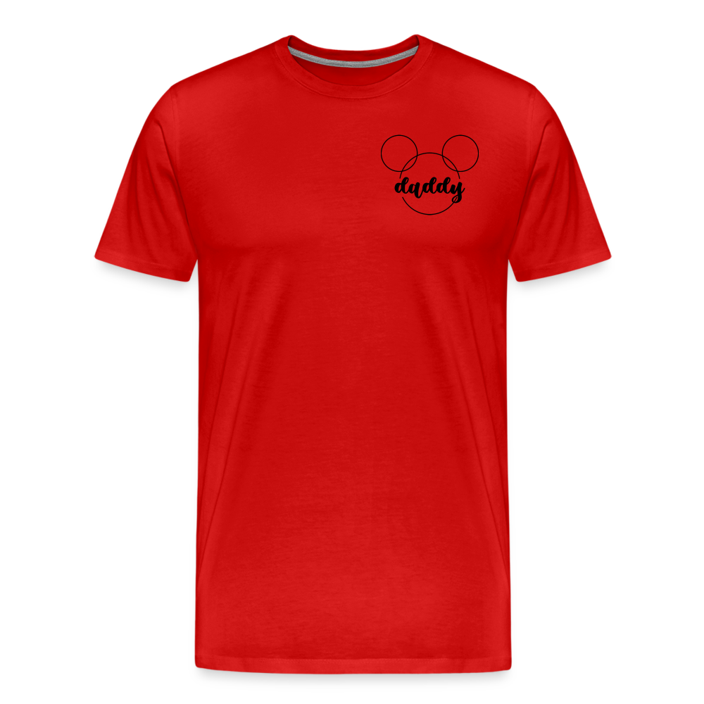 Men's Premium T-Shirt BN MICKEY DADDY - red