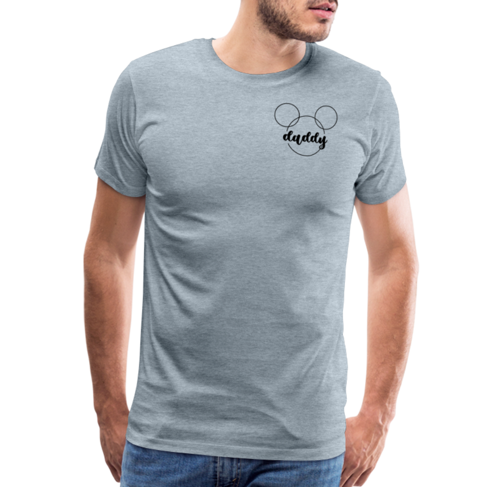 Men's Premium T-Shirt BN MICKEY DADDY - heather ice blue