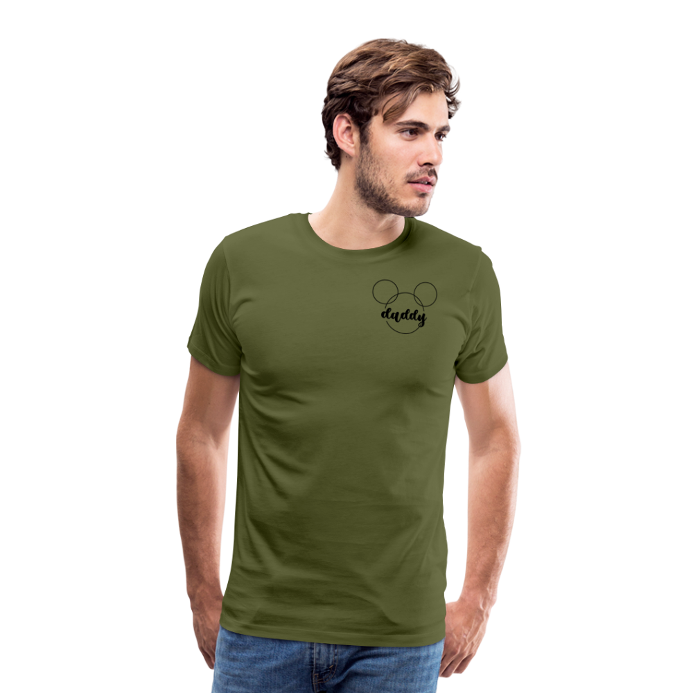 Men's Premium T-Shirt BN MICKEY DADDY - olive green