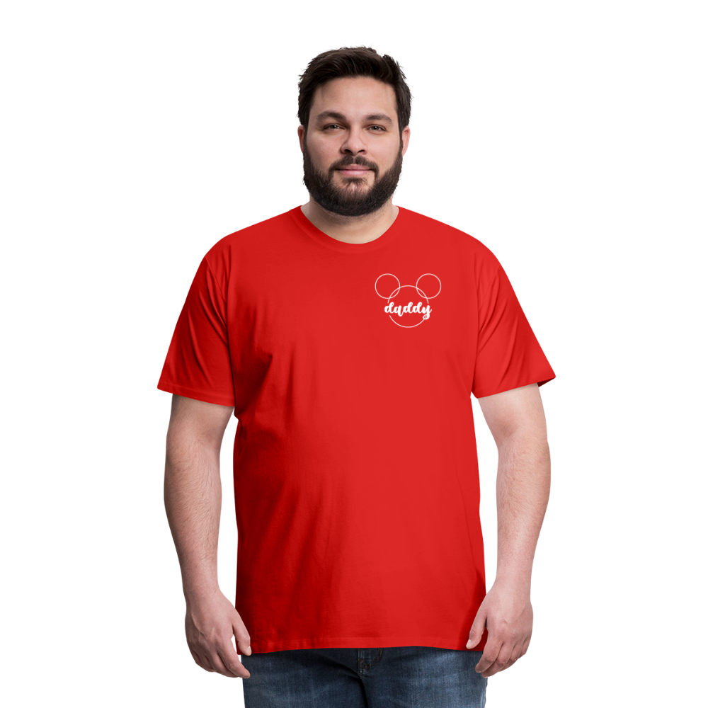 Men's Premium T-Shirt BN MICKEY DADDY BLACK - red
