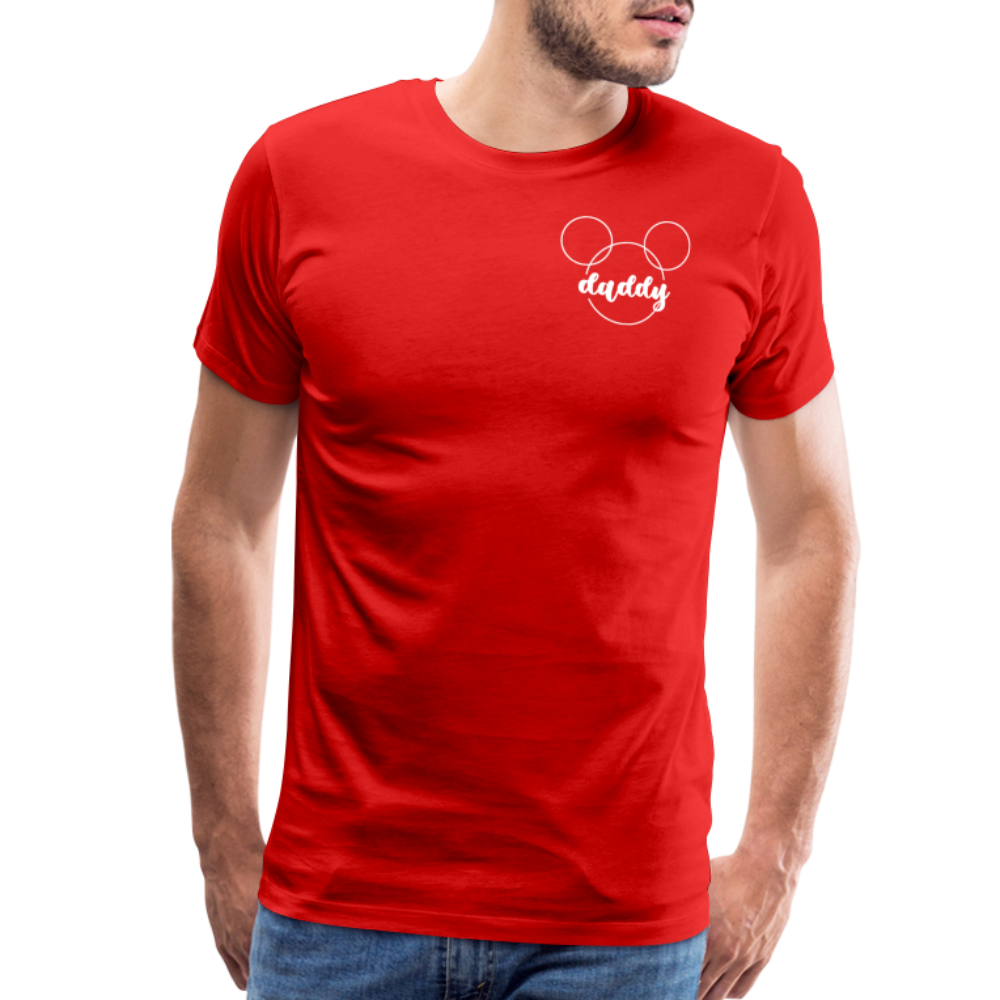 Men's Premium T-Shirt BN MICKEY DADDY BLACK - red