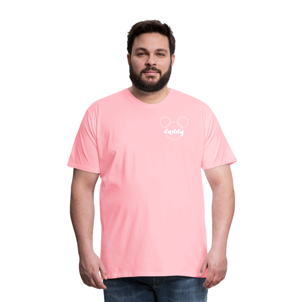 Men's Premium T-Shirt BN MICKEY DADDY BLACK - pink