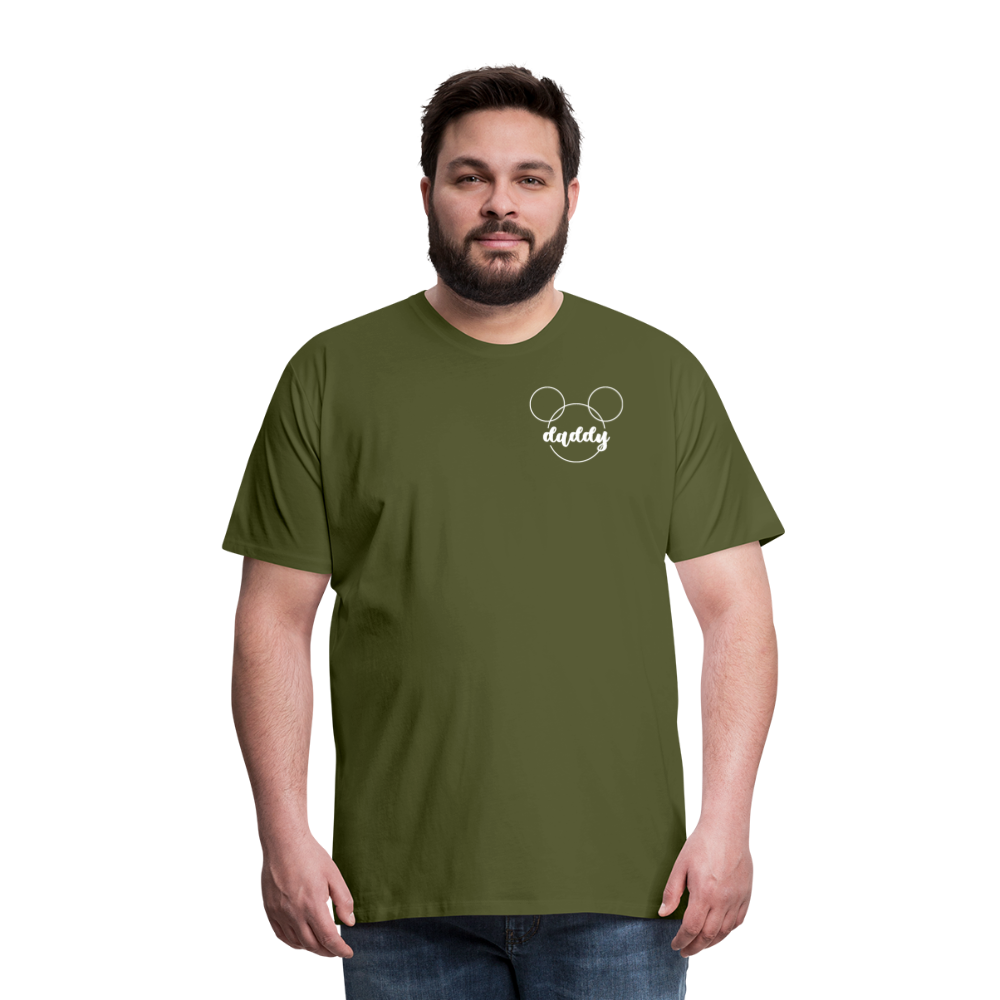Men's Premium T-Shirt BN MICKEY DADDY BLACK - olive green