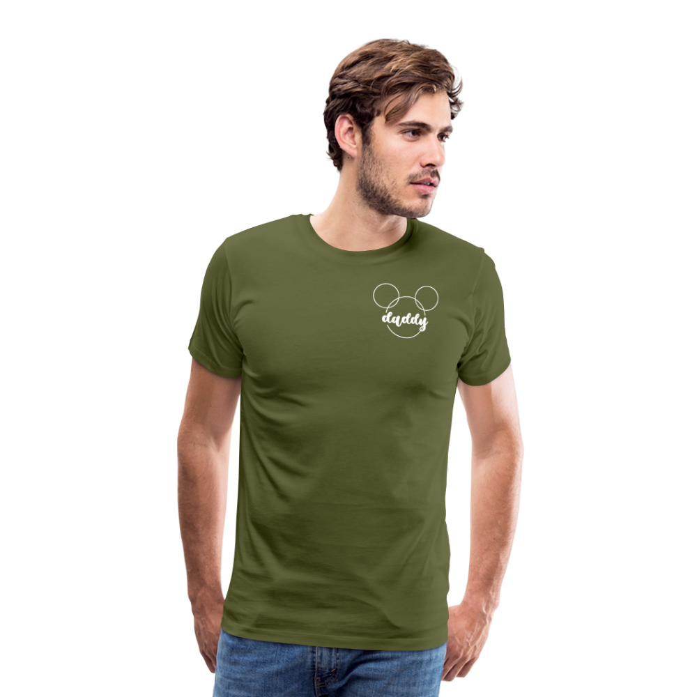 Men's Premium T-Shirt BN MICKEY DADDY BLACK - olive green
