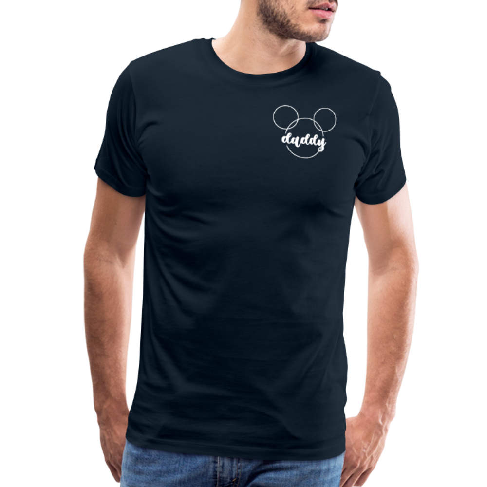 Men's Premium T-Shirt BN MICKEY DADDY BLACK - deep navy
